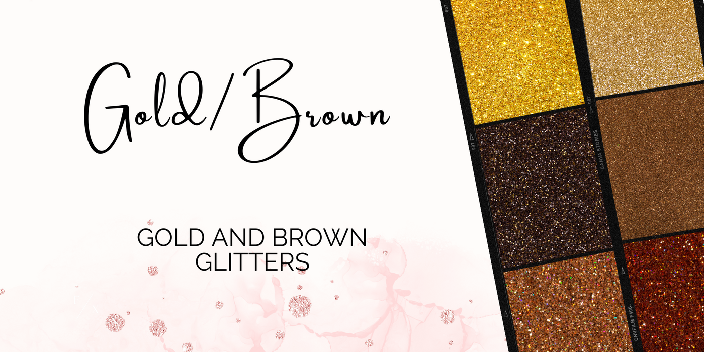 Gold/Brown Glitter