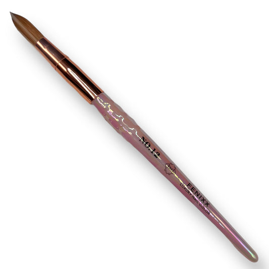 #12 Pearl Pink Kolinsky Brush