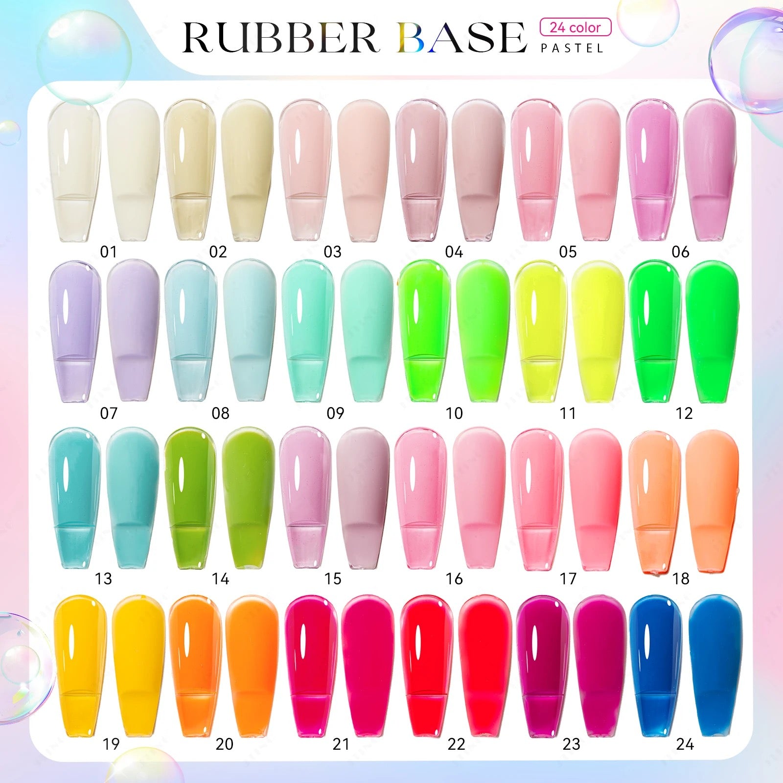 Pastel Rubber Base Collection