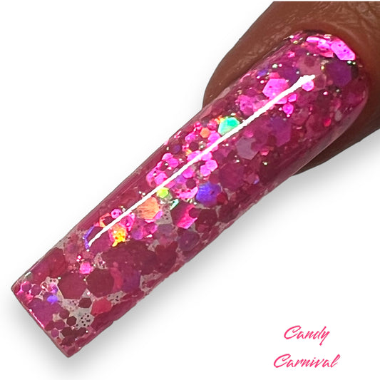 Candy Carnival • Glitter Acrylic
