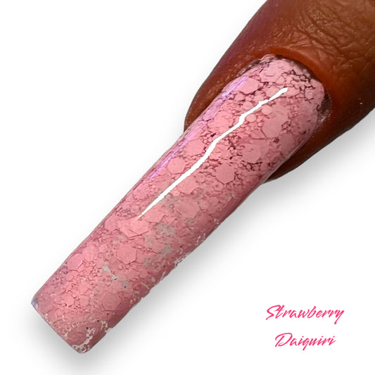 Strawberry Daiquiri • Glitter Acrylic